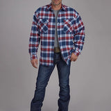 Roper 2205 Flannel (Red/Blue) - Men's Shirt Jacket