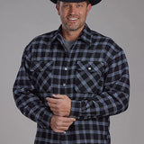 Roper 2205 Flannel (Black) - Men's Shirt Jacket