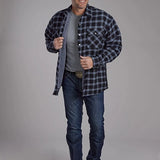 Roper 2205 Flannel (Black) - Men's Shirt Jacket