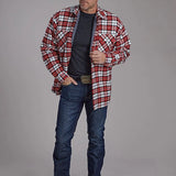 Roper 2205 Flannel (Red) - Men's Shirt Jacket