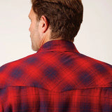 Roper 1637 Flannel (Red) - Men's Shirt Jacket