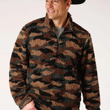 Roper 1352 Polar (Camo) - Men's Fleece Pullover