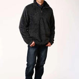Roper 00530 Melange (Grey) - Men's Fleece Pullover
