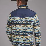 Roper 2321 Aztec (Navy) - Men's Fleece Pullover