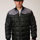 Roper 1473 Poly Filled (Grey/Black) - Men's Jacket
