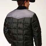 Roper 1473 Poly Filled (Grey/Black) - Men's Jacket