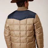 Roper 1473 Poly Filled (Navy/Khaki) - Men's Jacket