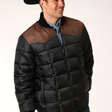 Roper 1473 Poly Filled (Brown/Black) - Men's Jacket