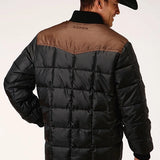 Roper 1473 Poly Filled (Brown/Black) - Men's Jacket