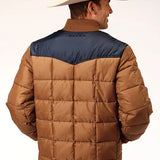 Roper 1473 Poly Filled (Navy/Tan) - Men's Jacket