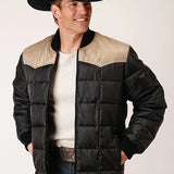 Roper 1473 Poly Filled (Tan/Black) - Men's Jacket