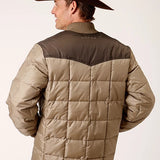 Roper 1473 Poly Filled (Brown/Khaki) - Men's Jacket