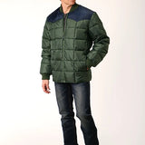 Roper 1473 Poly Filled (Navy/Green) - Men's Jacket
