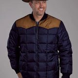 Roper 1473 Poly Filled (Brown/Navy) - Men's Jacket