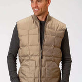 Roper 1473 Poly Filled (Khaki) - Men's Vest