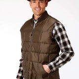 Roper 1473 Poly Filled (Brown) - Men's Vest