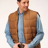 Roper 1473 Poly Filled (Saddle) - Men's Vest