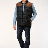 Roper 1473 Poly Filled (Brown/Black) - Men's Vest