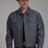 Roper 2252 Denim Look (Blue) - Men's Softshell Jacket