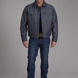 Roper 2252 Denim Look (Blue) - Men's Softshell Jacket