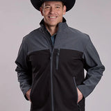 Roper 3418 Tech Fleece (Black) - Men's Softshell Jacket