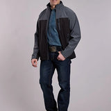 Roper 3418 Tech Fleece (Black) - Men's Softshell Jacket