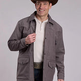Roper 3418 Barn Coat (Coffee) - Men's Softshell Jacket