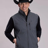 Roper 3148 Technical Outerwear (Charcoal) - Men's Softshell Vest