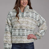 Roper 2323 Aztec (Grey) - Women's Fleece Pullover