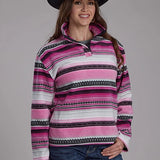 Roper 2322 Aztec (Pink) - Women's Fleece Pullover