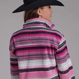Roper 2322 Aztec (Pink) - Women's Fleece Pullover