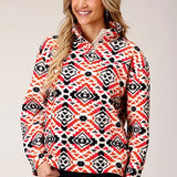 Roper 1350 Polar Print (Multi) - Women's Fleece Pullover