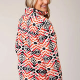 Roper 1350 Polar Print (Multi) - Women's Fleece Pullover