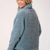 Roper 1346 Polar (Blue) - Women's Fleece Pullover
