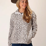 Roper 1816 Polar (Leopard) - Women's Fleece Pullover
