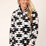 Roper 1820 Aztec (Black) - Women's Fleece Pullover