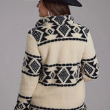 Roper 2260 Aztec (Cream) - Women's Fleece Pullover