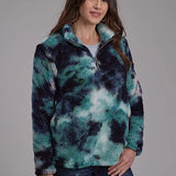 Roper 2260 Tie Dye (Blue) - Women's Fleece Pullover