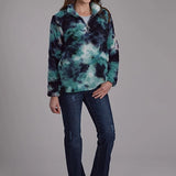 Roper 2260 Tie Dye (Blue) - Women's Fleece Pullover