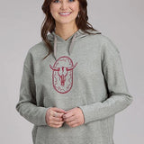 Roper 2341 Cotton Fleece (Grey) - Women's Hooded Sweatshirt