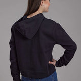 Roper 2272 Flower Print (Black) - Women's Hoodie Sweatshirt