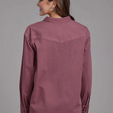 Roper 2298 Twill Oversized (Wine) - Women's Shirt Jacket