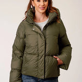 Roper 1744 Puffer (Green) - Women's Nylon Jacket