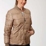 Roper 1473 Quilted Poly (Khaki) - Women's Jacket