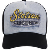 Stetson Frayed Denim (Black) - Trucker Cap