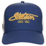 Stetson Yellow Embroidery (Blue) - Trucker Cap