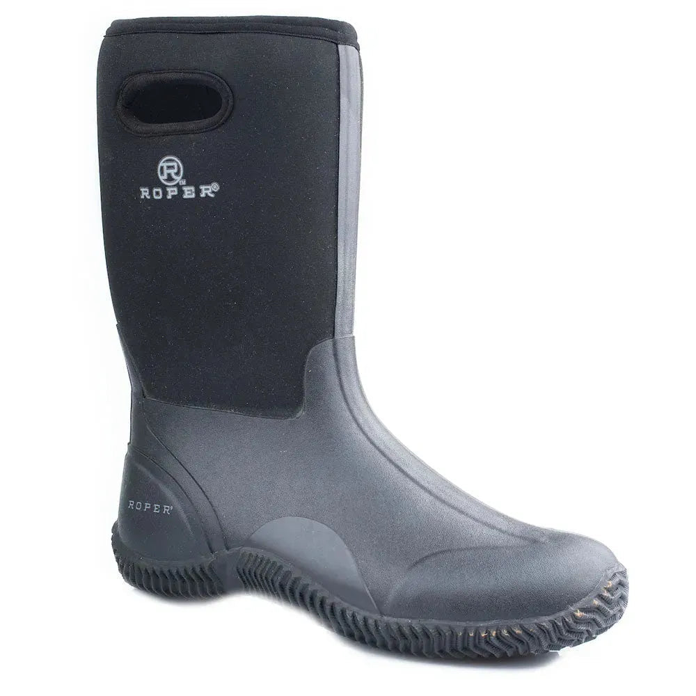Roper Barnyard (Black) - Mens Work Rain Boots | Hatcountry – HatCountry