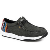 Roper Clearcut Low Aztec Slip-On (Black)- Women's Fashion Sneaker