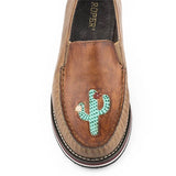 Roper Lone Cactus (Tan) - Women's Shoe