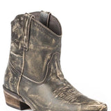 Roper Dusty (Brown) - Women's Ankle Cowgirl Boot